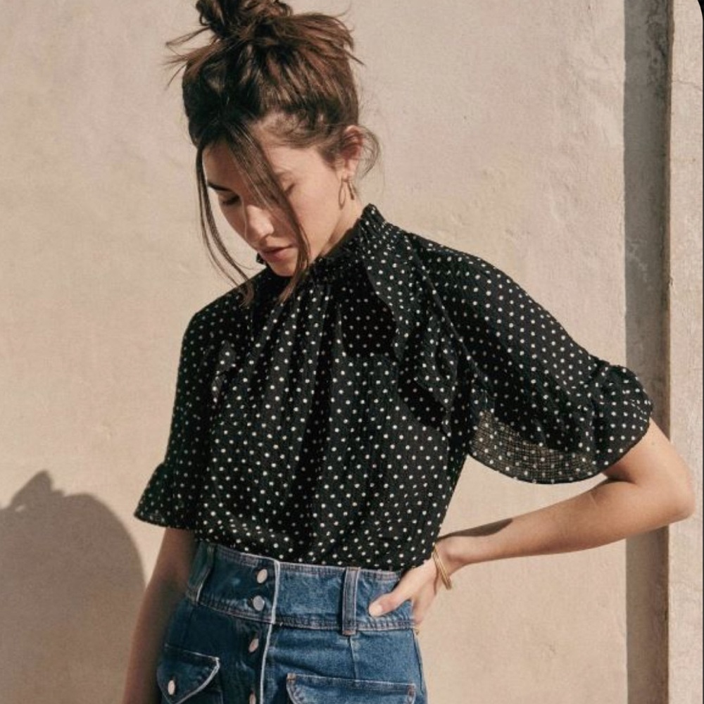 Sézane Cassandre Blouse, size 40